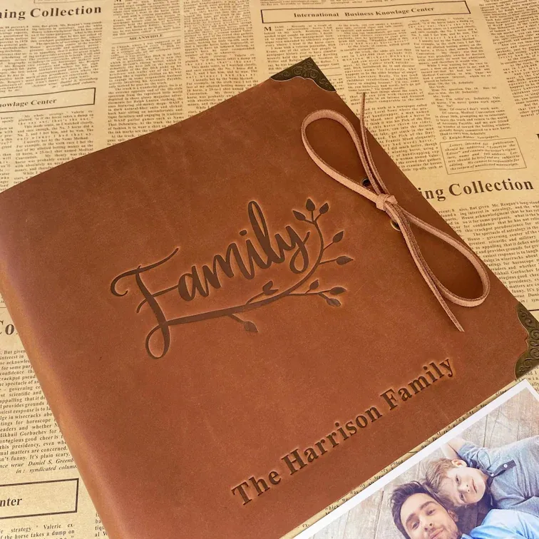 2. Custom Family Photo Book
